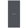 Szafka do przechowywania Antracyt 80 x 40 x 180 cm Stal