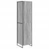 Szafa z przechowywaniem 2 pcs Szary Sonoma 50 x 50 x 200 cm