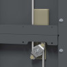 Szafka do przechowywania Antracyt 80 x 40 x 180 cm Stal