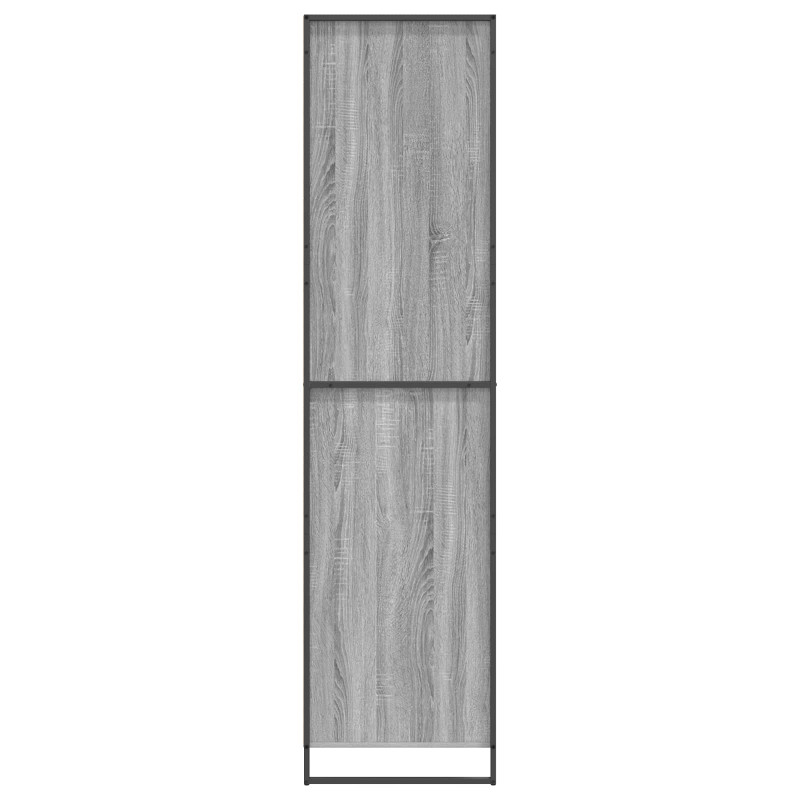 Szafa z przechowywaniem 2 pcs Szary Sonoma 50 x 50 x 200 cm