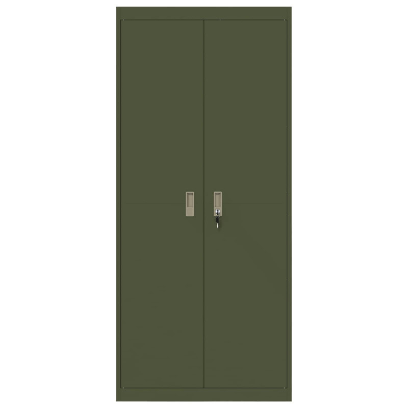 Szafka do przechowywania Zielony oliwkowy 80 x 40 x 180 cm Stal