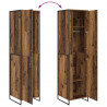 Szafa z przechowywaniem 2 pcs Stare drewno 50 x 50 x 200 cm
