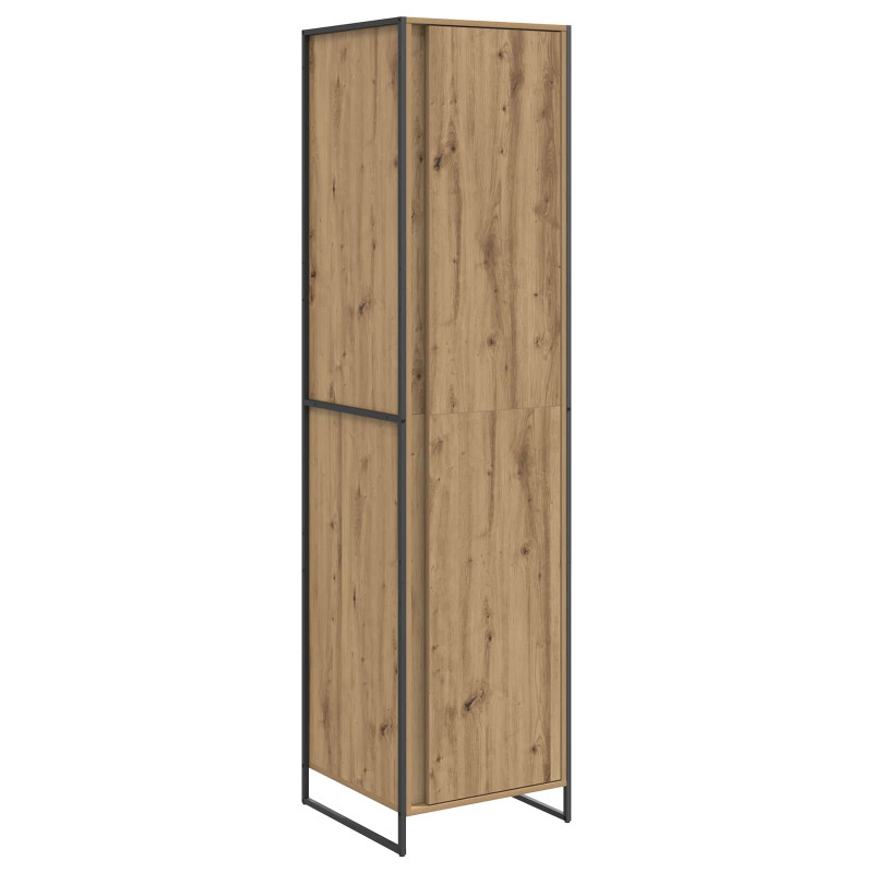 Szafa z drzwiami 2 pcs Dąb rzemieślniczy 50 x 50 x 200 cm