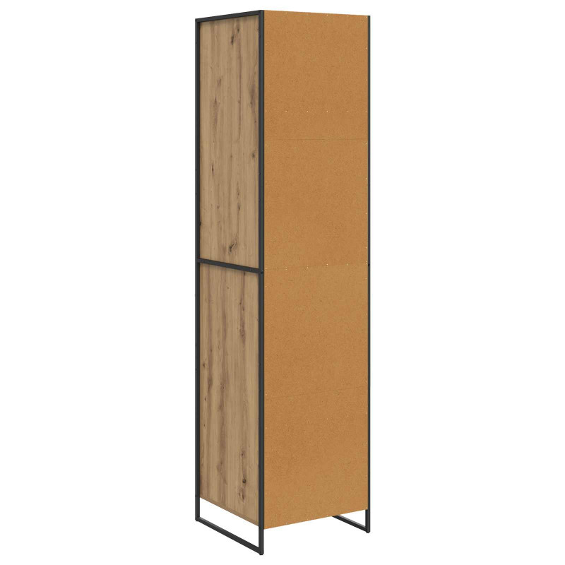 Szafa z drzwiami 2 pcs Dąb rzemieślniczy 50 x 50 x 200 cm