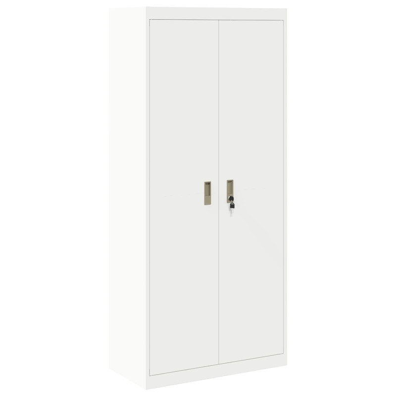 Szafka do przechowywania Biały 80 x 40 x 180 cm Stal
