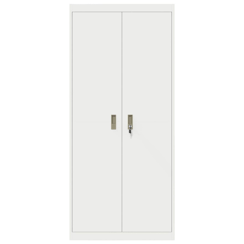 Szafka do przechowywania Biały 80 x 40 x 180 cm Stal