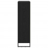Szafka na książki 2 pcs Czarny Dąb 99,5 x 30 x 108 cm