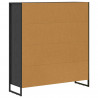 Szafka na książki 2 pcs Czarny Dąb 99,5 x 30 x 108 cm