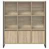 Szafka na książki 2 pcs Sonoma 99,5 x 30 x 108 cm