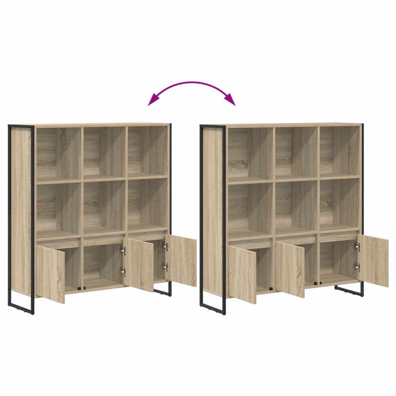 Szafka na książki 2 pcs Sonoma 99,5 x 30 x 108 cm