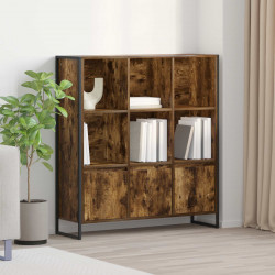 Szafka na książki 2 pcs Dąb dymny 99,5 x 30 x 108 cm
