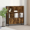 Szafka na książki 2 pcs Dąb dymny 99,5 x 30 x 108 cm