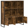 Szafka na książki 2 pcs Dąb dymny 99,5 x 30 x 108 cm
