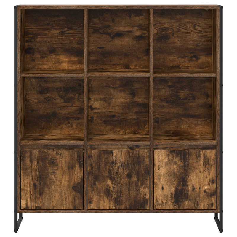 Szafka na książki 2 pcs Dąb dymny 99,5 x 30 x 108 cm