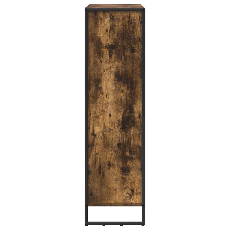 Szafka na książki 2 pcs Dąb dymny 99,5 x 30 x 108 cm