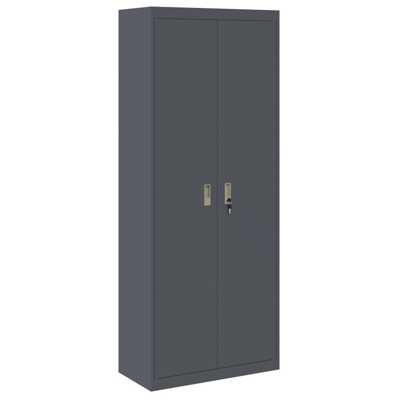 Szafka do przechowywania Antracyt 80 x 40 x 200 cm Stal