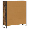 Szafka na książki 2 pcs Dąb dymny 99,5 x 30 x 108 cm