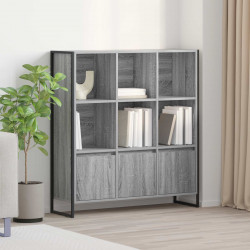 Szafka na książki 2 pcs Szary Sonoma 99,5 x 30 x 108 cm