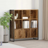 Szafka na książki 2 pcs Stare drewno 99,5 x 30 x 108 cm