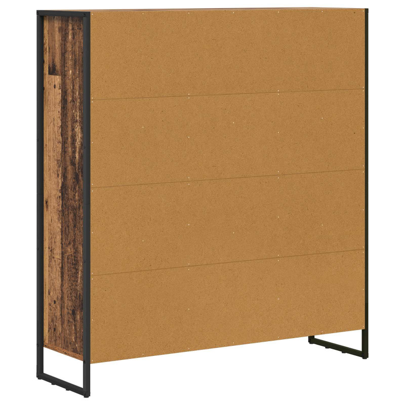 Szafka na książki 2 pcs Stare drewno 99,5 x 30 x 108 cm