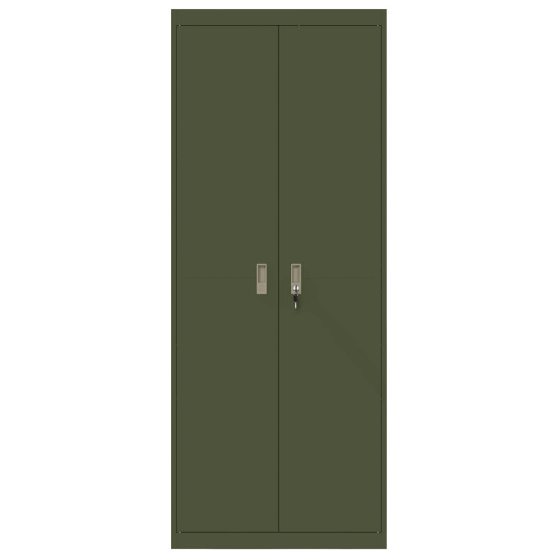 Szafka do przechowywania Zielony oliwkowy 80 x 40 x 200 cm Stal