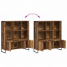 Szafka na książki 2 pcs Stare drewno 99,5 x 30 x 108 cm