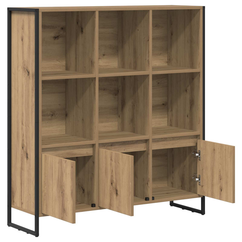 Szafka na książki 2 pcs Dąb rzemieślniczy 99,5 x 30 x 108 cm