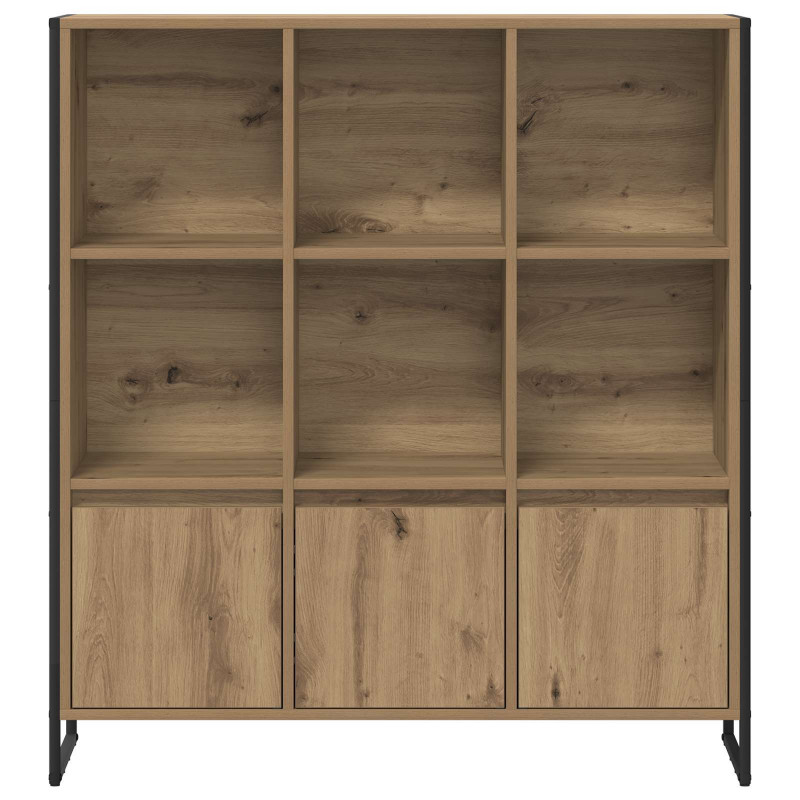 Szafka na książki 2 pcs Dąb rzemieślniczy 99,5 x 30 x 108 cm
