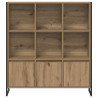 Szafka na książki 2 pcs Dąb rzemieślniczy 99,5 x 30 x 108 cm