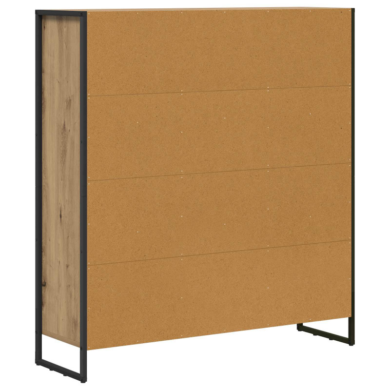 Szafka na książki 2 pcs Dąb rzemieślniczy 99,5 x 30 x 108 cm