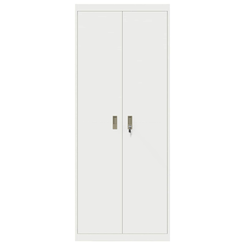 Szafka do przechowywania Biały 80 x 40 x 200 cm Stal