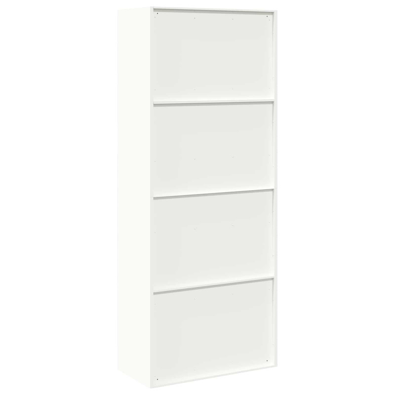 Szafka do przechowywania Biały 80 x 40 x 200 cm Stal