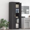 Szafka do przechowywania Czarny 60 x 40 x 180 cm Stal