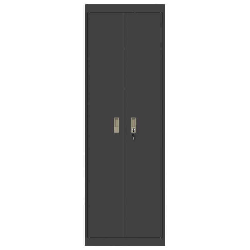Szafka do przechowywania Czarny 60 x 40 x 180 cm Stal