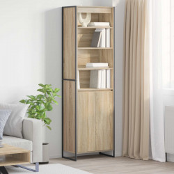Wysokie szafki 2 pcs Sonoma 60 x 36 x 200 cm