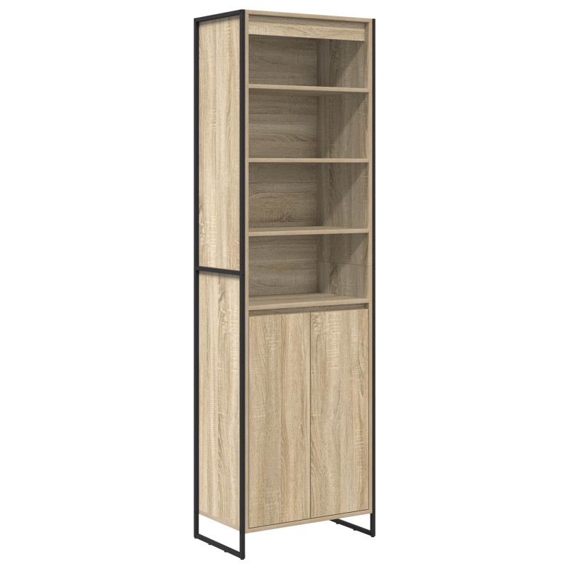 Wysokie szafki 2 pcs Sonoma 60 x 36 x 200 cm
