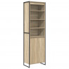 Wysokie szafki 2 pcs Sonoma 60 x 36 x 200 cm
