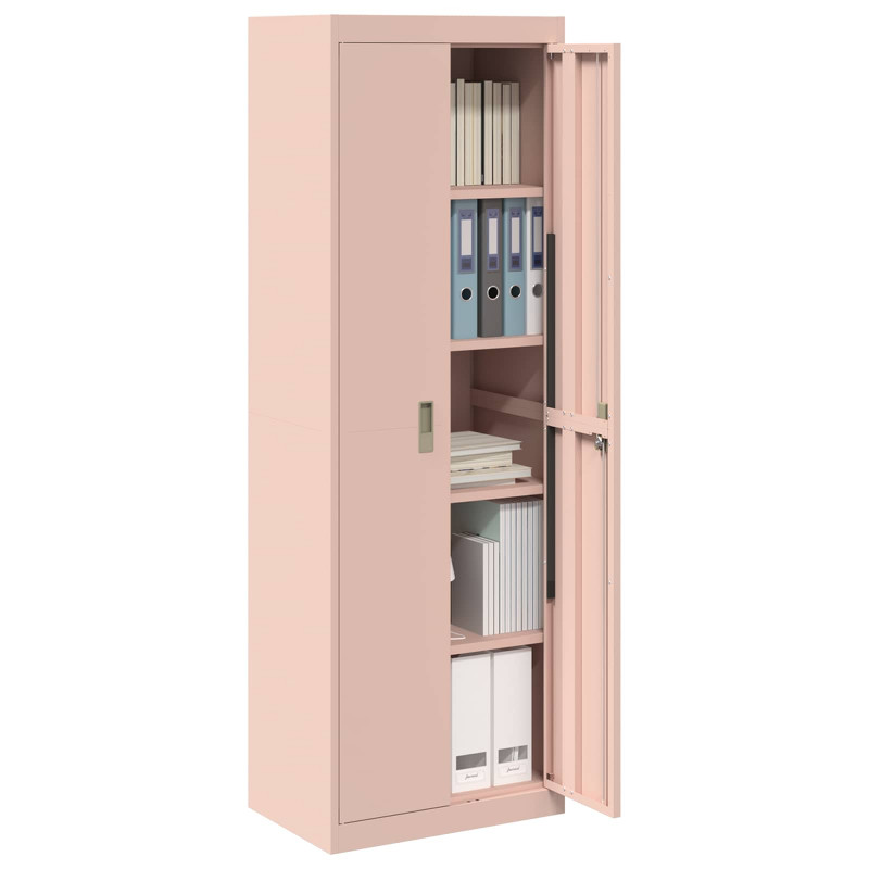 Szafka do przechowywania Różowy 60 x 40 x 180 cm Stal
