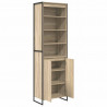 Wysokie szafki 2 pcs Sonoma 60 x 36 x 200 cm