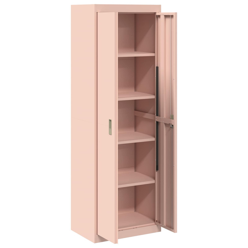 Szafka do przechowywania Różowy 60 x 40 x 180 cm Stal