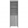 Wysokie szafki 2 pcs Szary Sonoma 60 x 36 x 200 cm