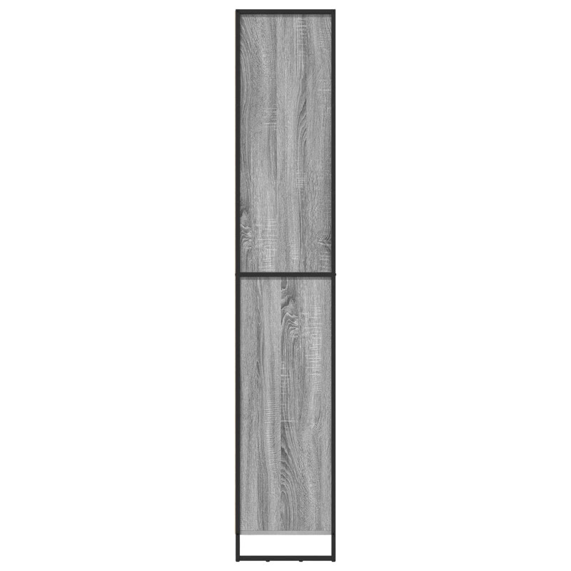 Wysokie szafki 2 pcs Szary Sonoma 60 x 36 x 200 cm