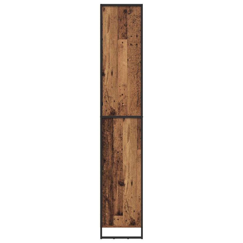 Wysokie szafki 2 pcs Stare drewno 60 x 36 x 200 cm