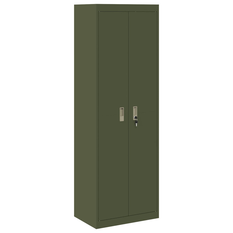 Szafka do przechowywania Zielony oliwkowy 60 x 40 x 180 cm Stal