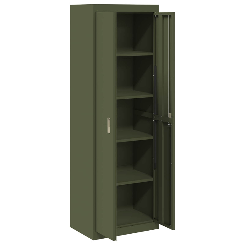 Szafka do przechowywania Zielony oliwkowy 60 x 40 x 180 cm Stal