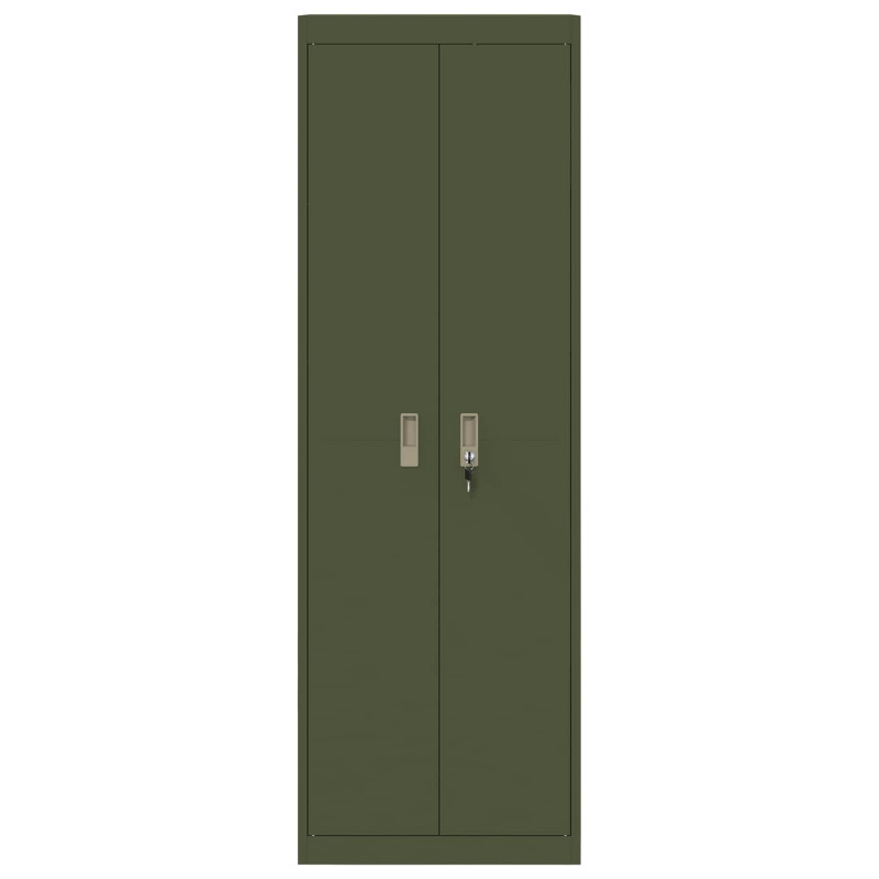 Szafka do przechowywania Zielony oliwkowy 60 x 40 x 180 cm Stal