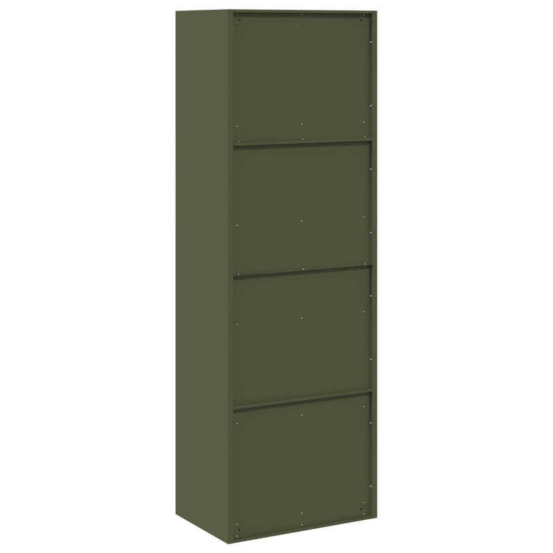 Szafka do przechowywania Zielony oliwkowy 60 x 40 x 180 cm Stal