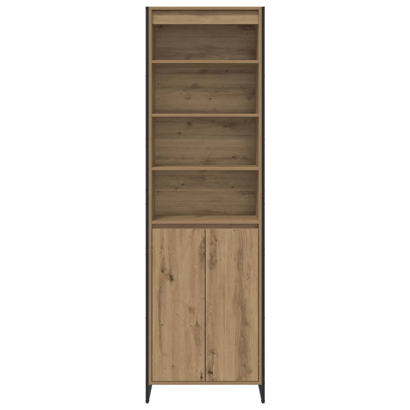 Wysokie szafki 2 pcs Dąb rzemieślniczy 60 x 36 x 200 cm