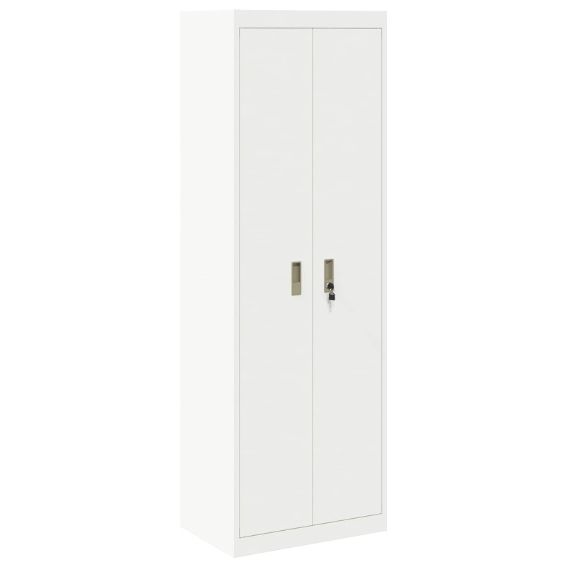Szafka do przechowywania Biały 60 x 40 x 180 cm Stal