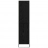 Bufet z szufladą 2 pcs Czarny Dąb 81 x 36 x 150.5 cm